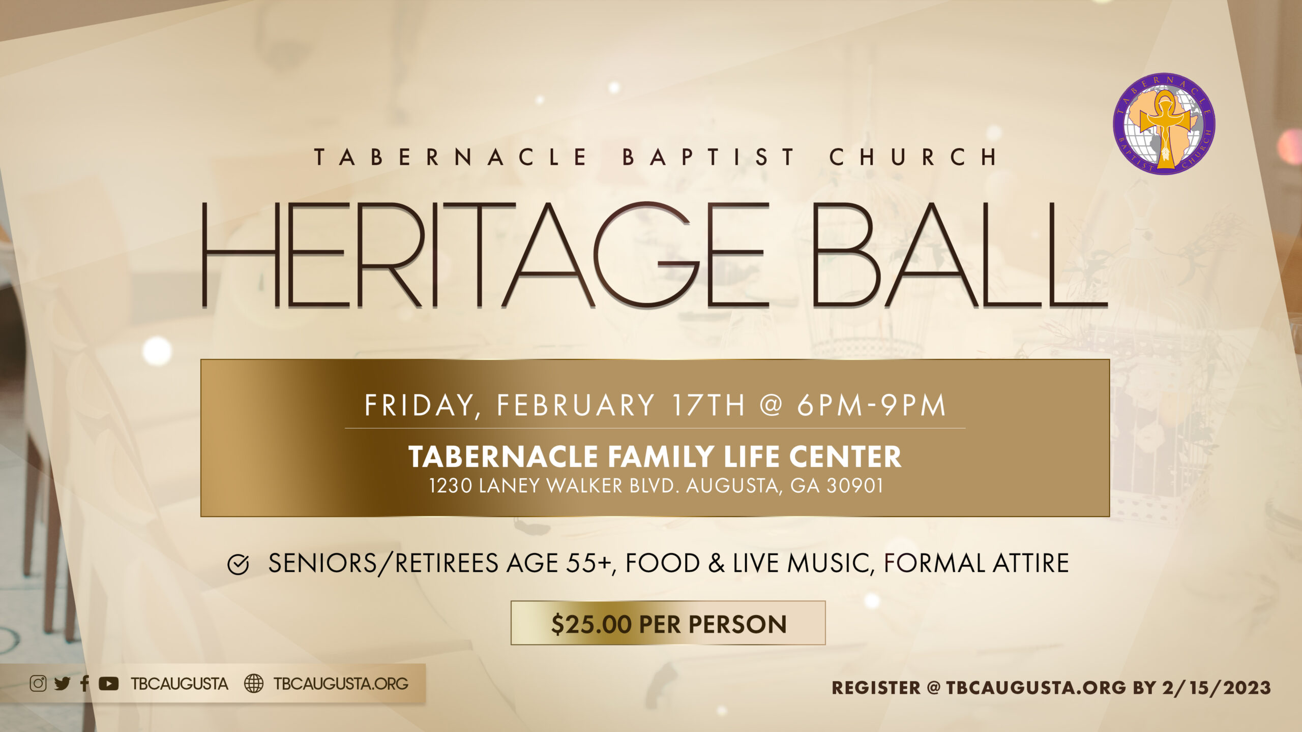 Heritage Ball TBC Augusta