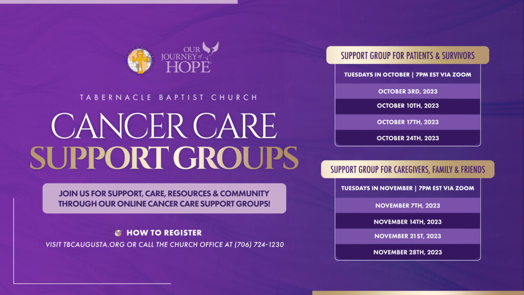 Cancer Care Support Groups graphic